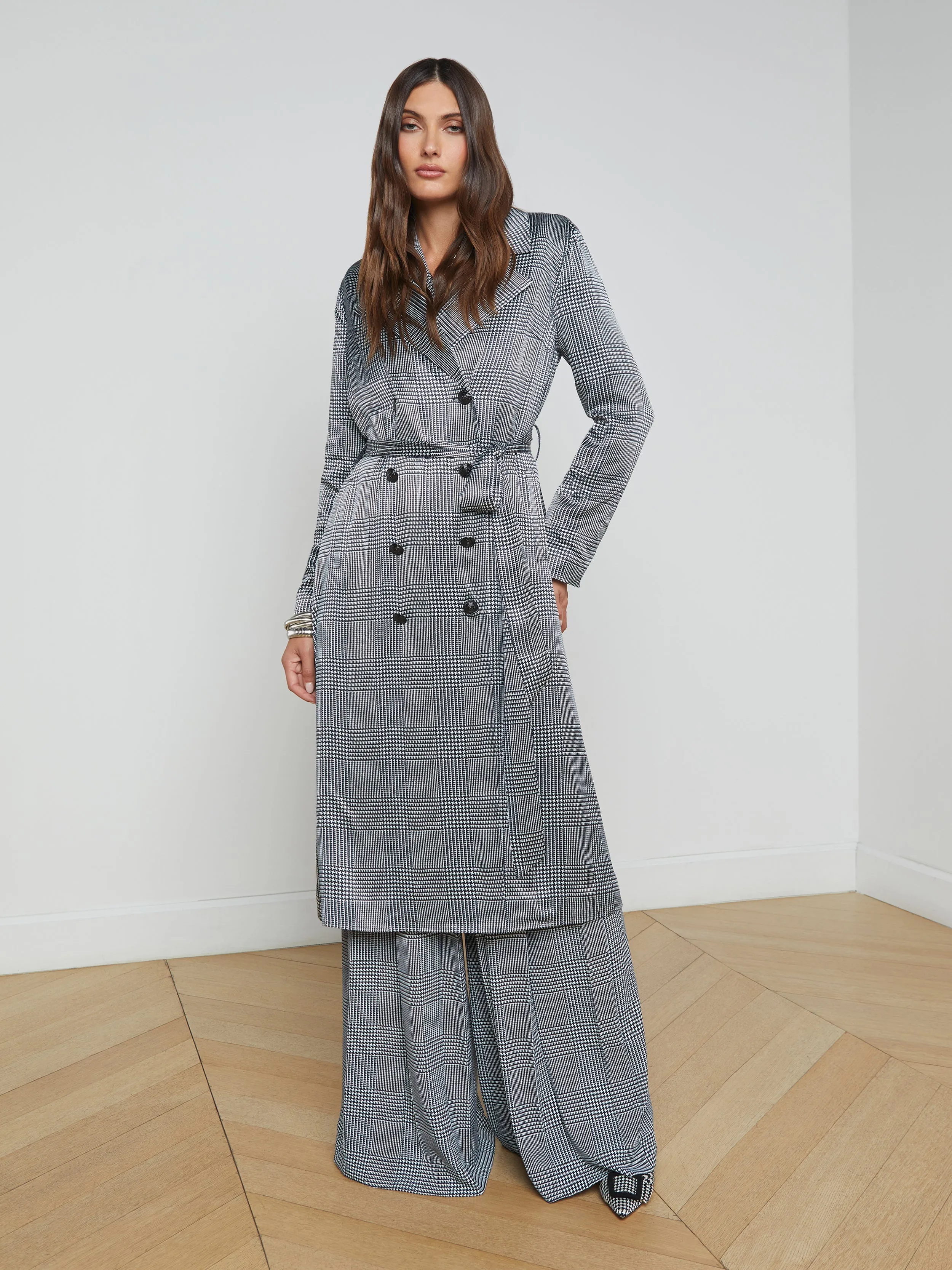 1794GBAwbgp L'AGENCE Moda Trench Coat