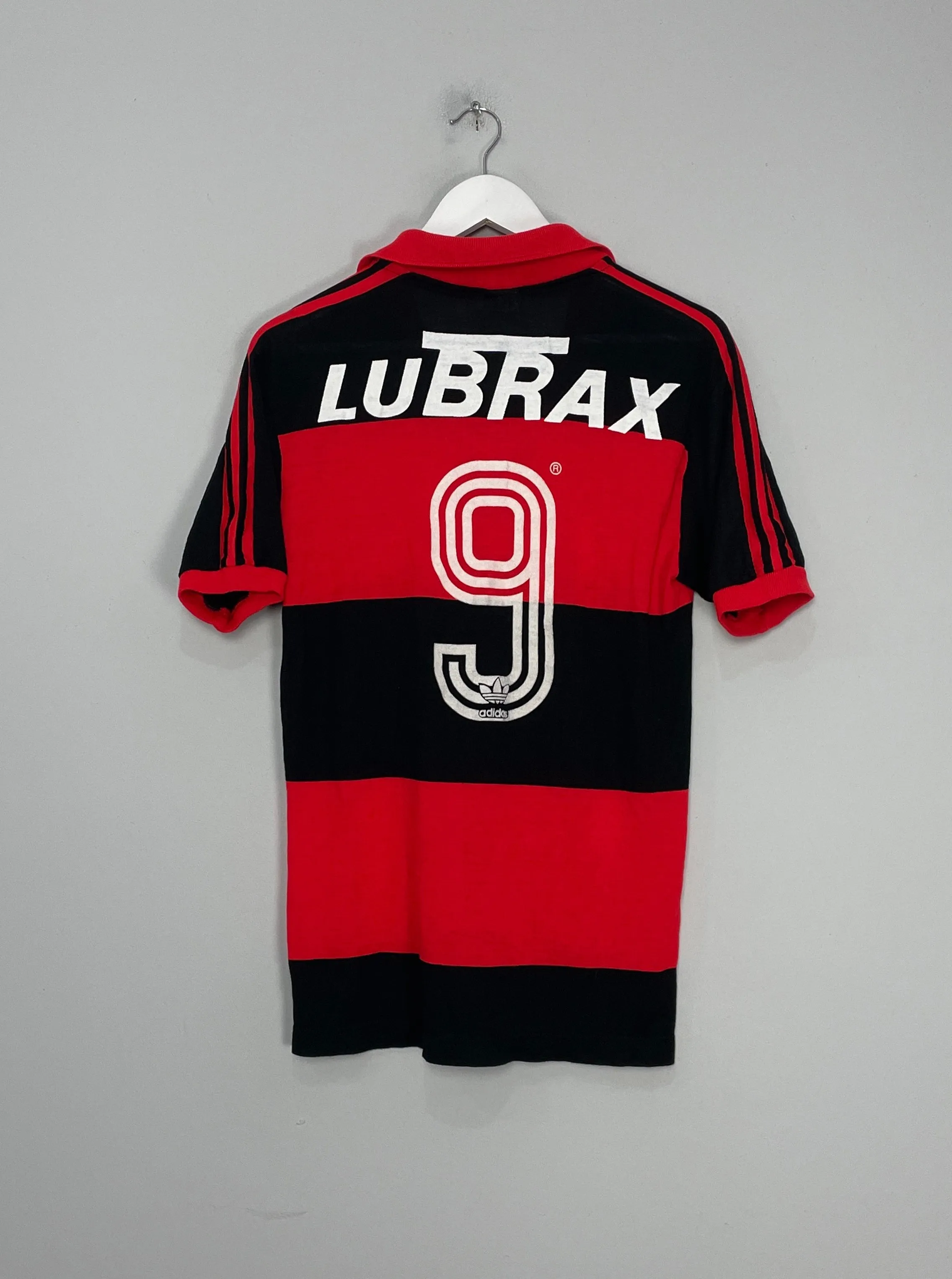 1989/90 FLAMENGO #9 HOME SHIRT (M) ADIDAS