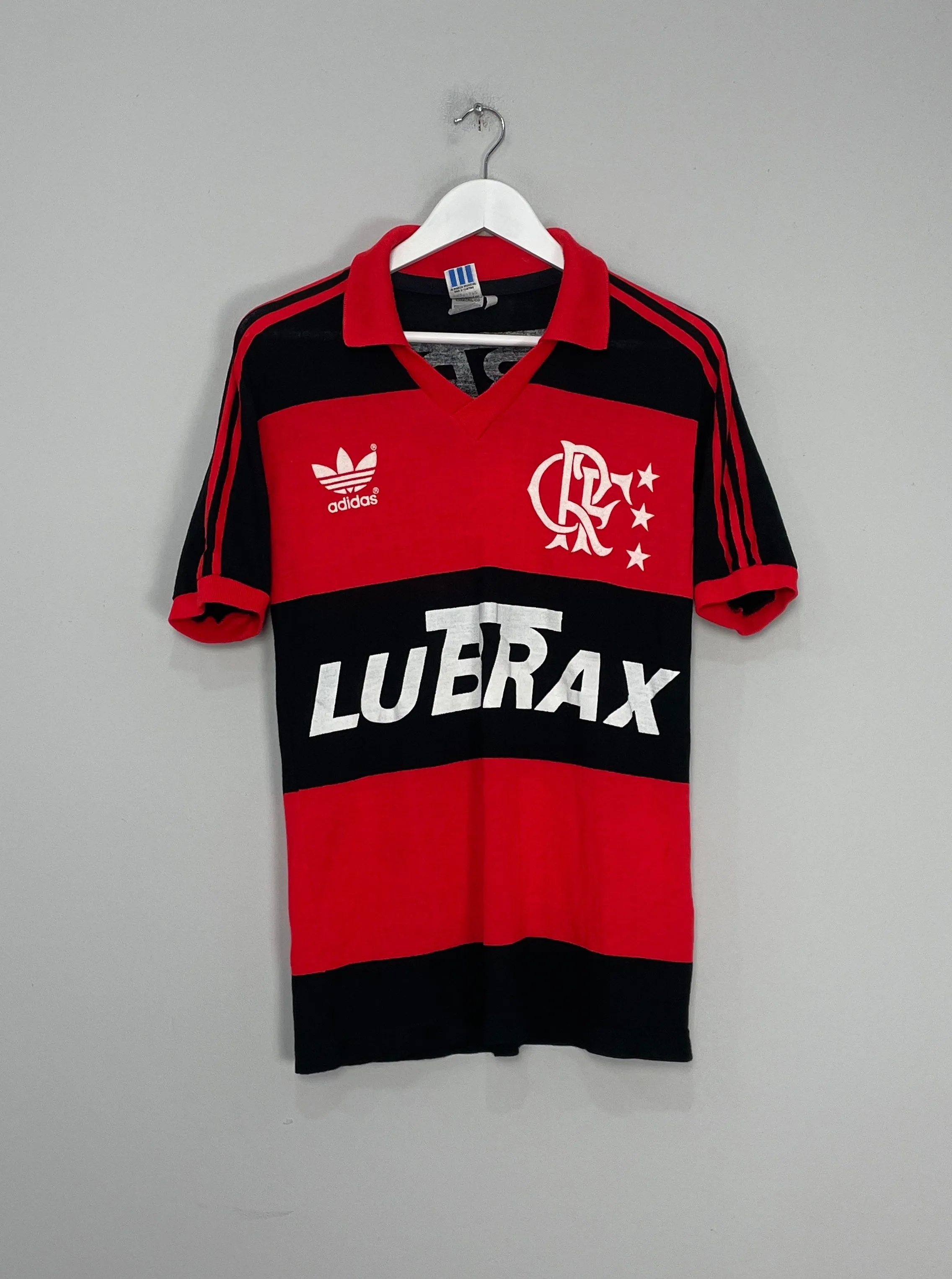 1989/90 FLAMENGO #9 HOME SHIRT (M) ADIDAS