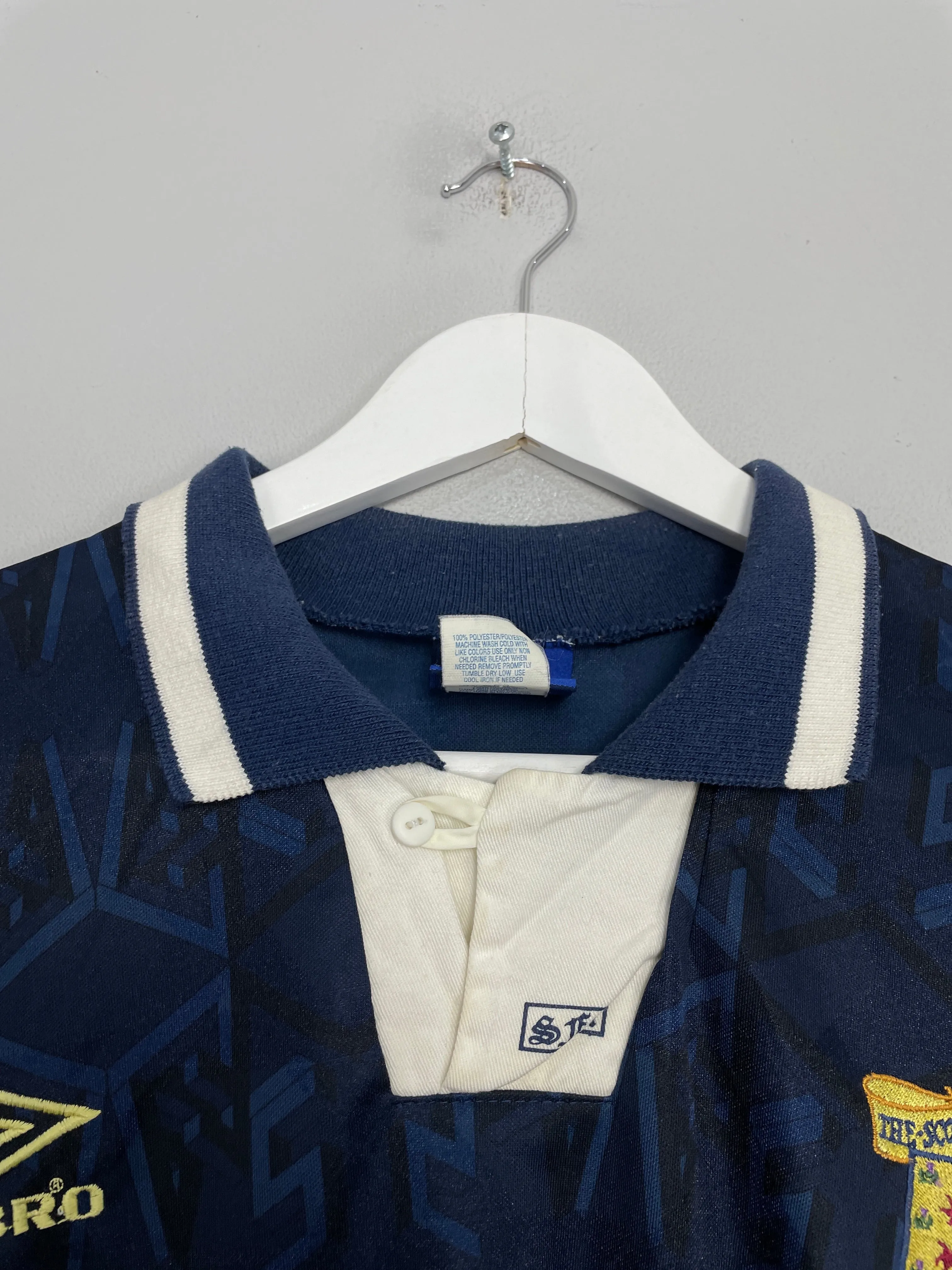 1991/93 SCOTLAND HOME SHIRT (XL) UMBRO