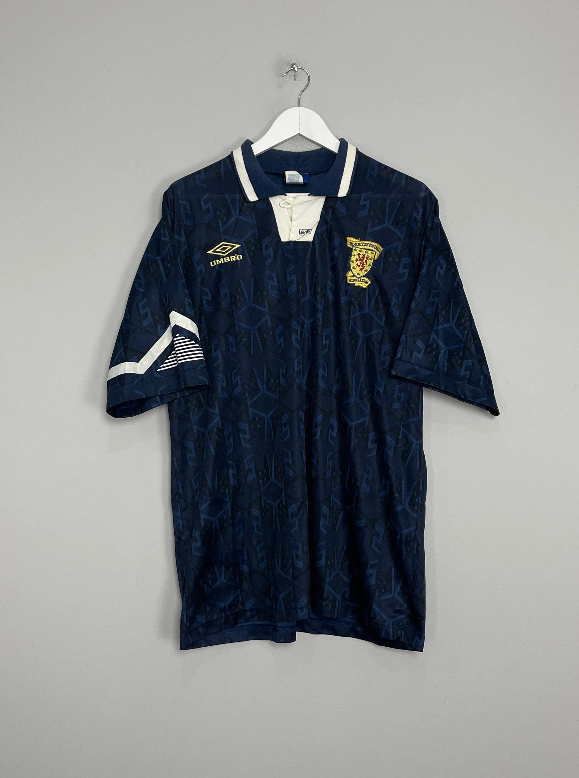 1991/93 SCOTLAND HOME SHIRT (XL) UMBRO