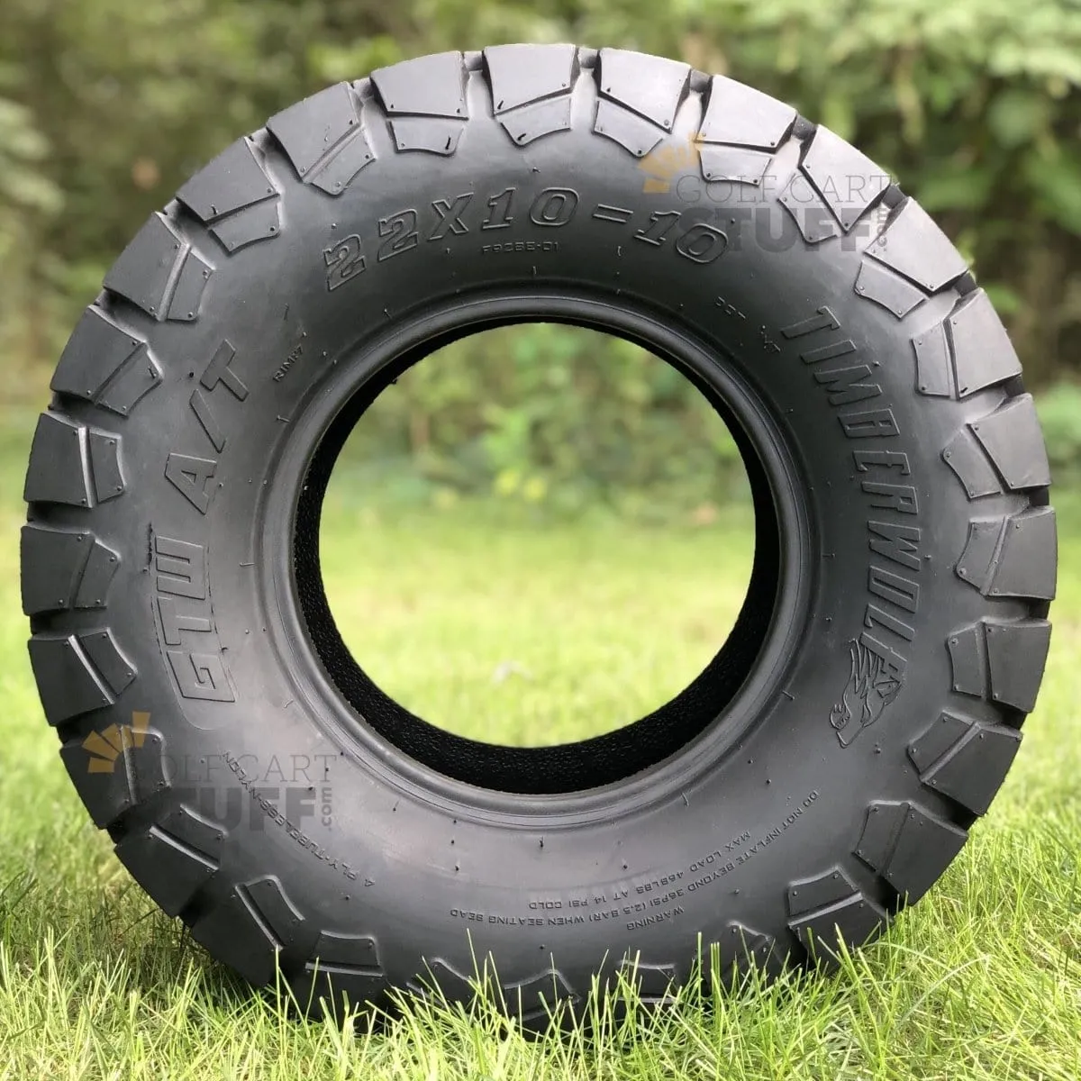 22x10-10 GTW Timberwolf DOT All Terrain Off Road Golf Cart Tires