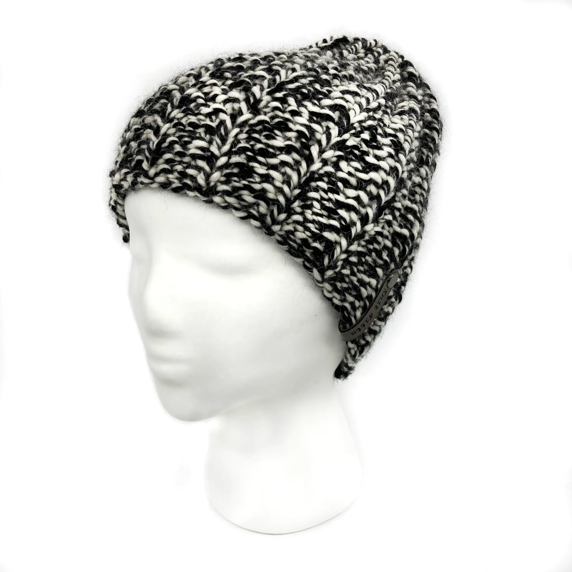 Adult Knit Beanie | Wine | Slouchy or Watchman cap | Knit Witts Global