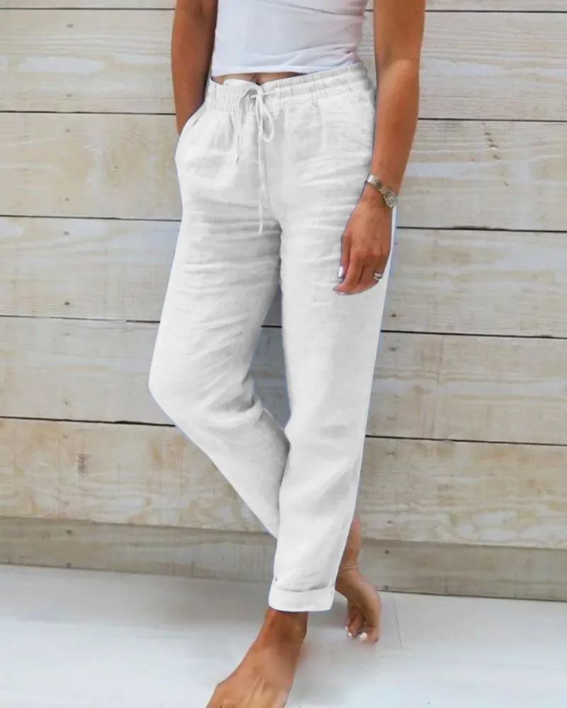 Amanda | Linen Women’s Pants