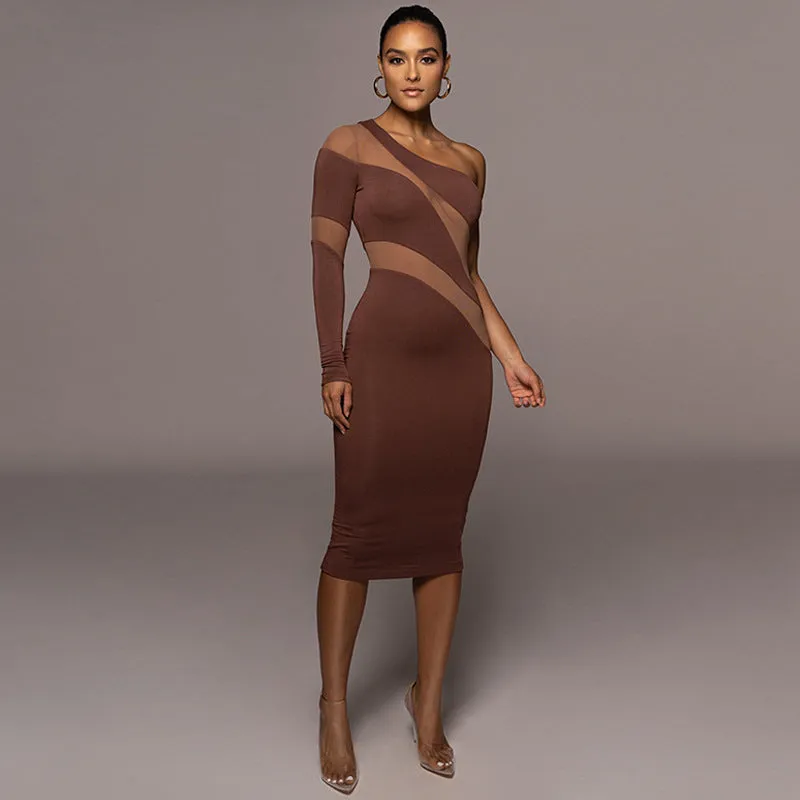 American Transparent bodycon dress