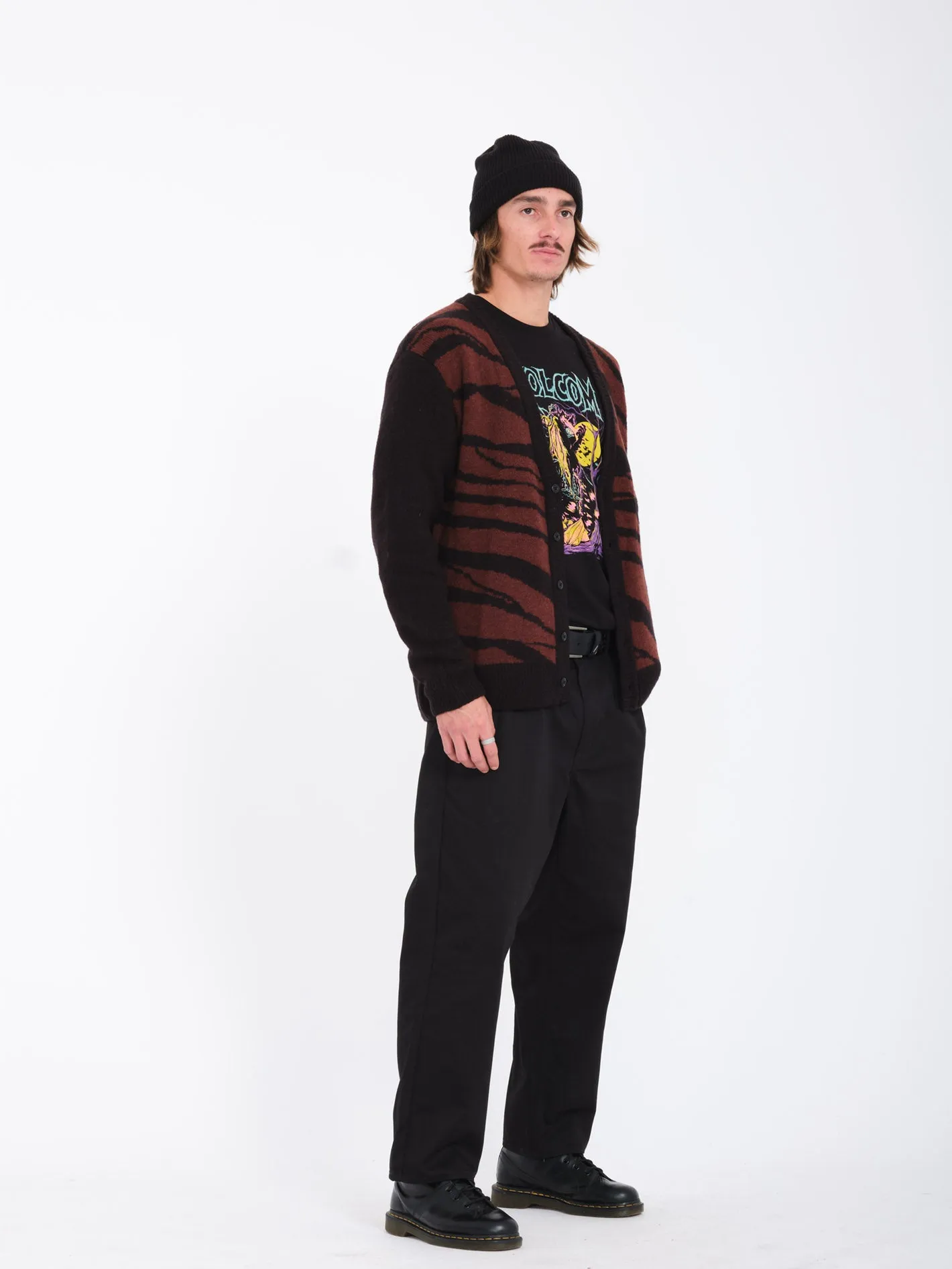 Anarchietour Cardigan - BLACK