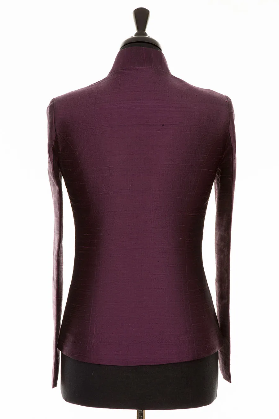 Anya Jacket in Aubergine