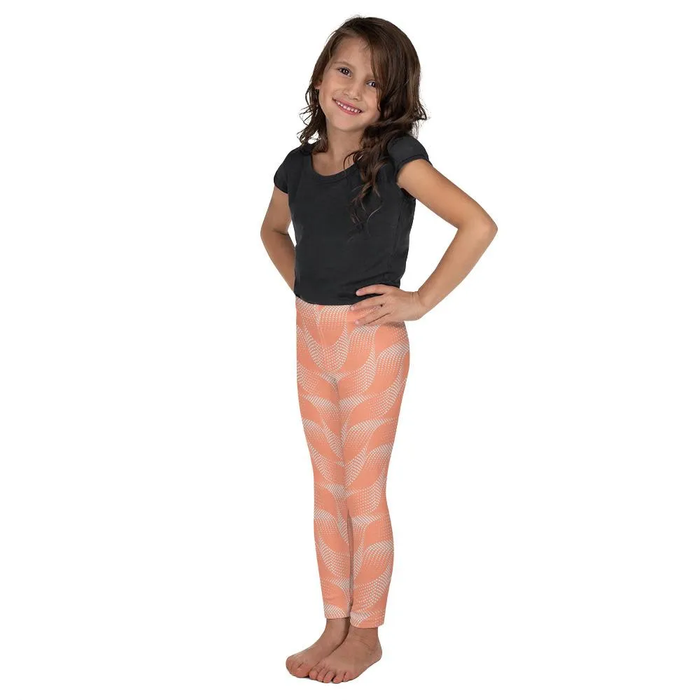 Apricot Wave Kid's Leggings