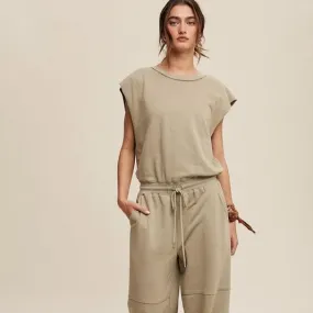 Athleisure French Terry Jumpsuit