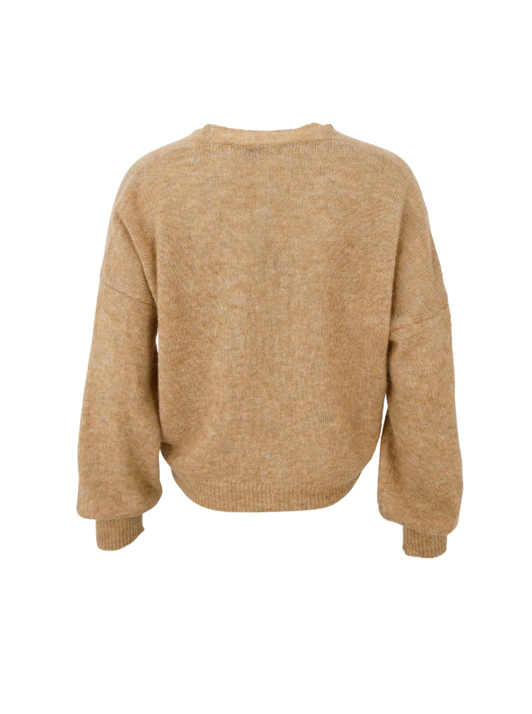 BCDELL heavy knit cardigan - Frappe