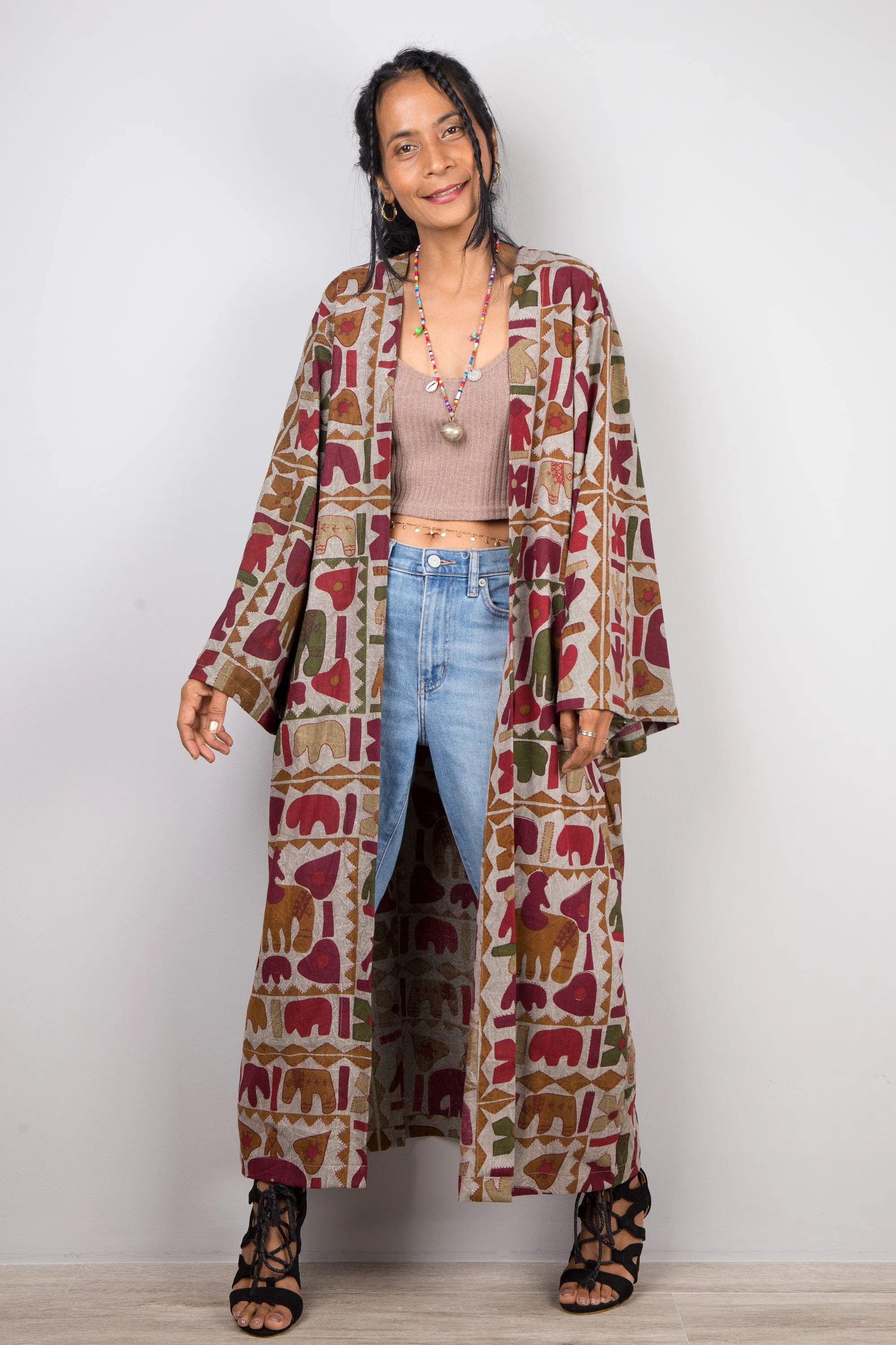 Boho Kimono Cardigan