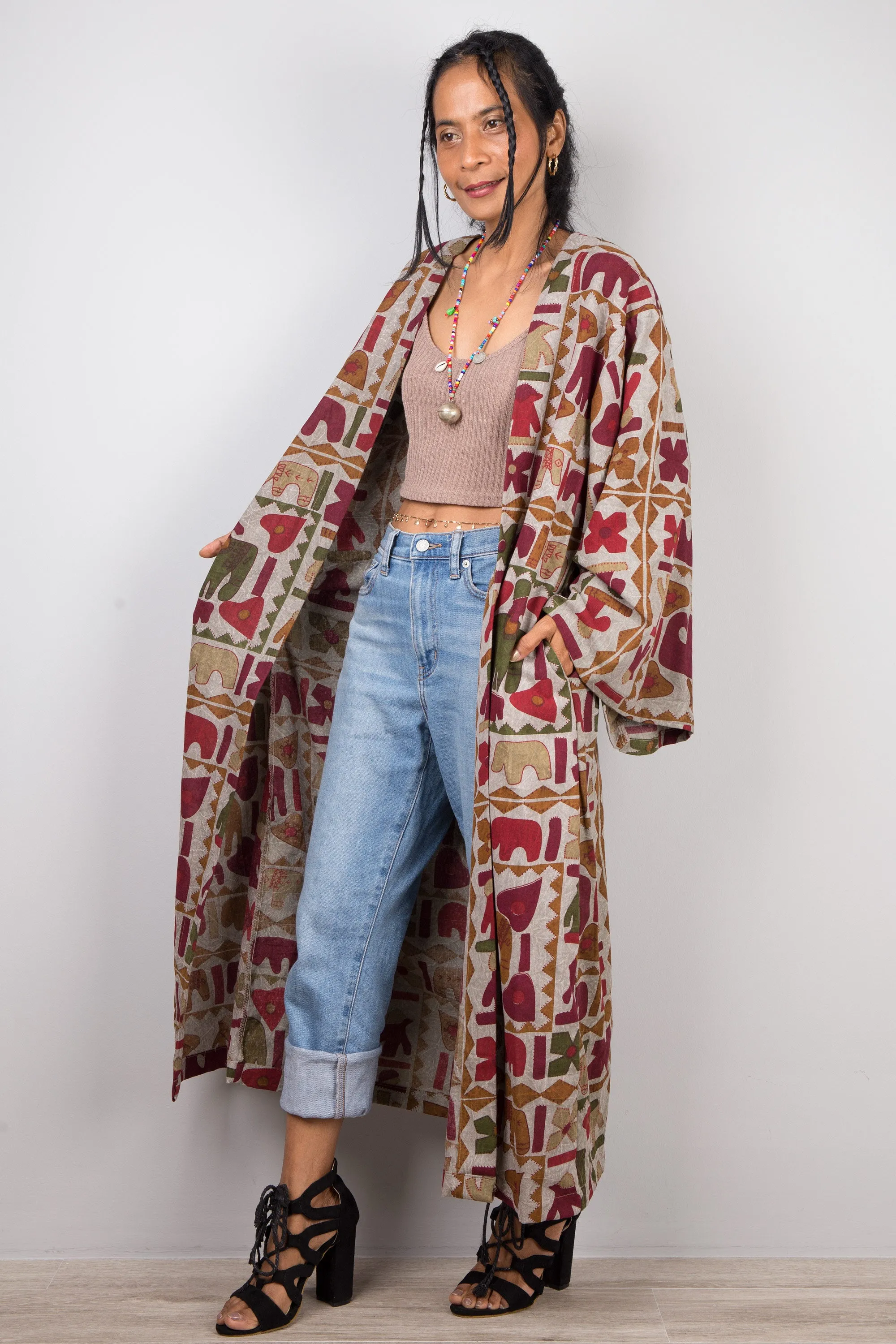 Boho Kimono Cardigan