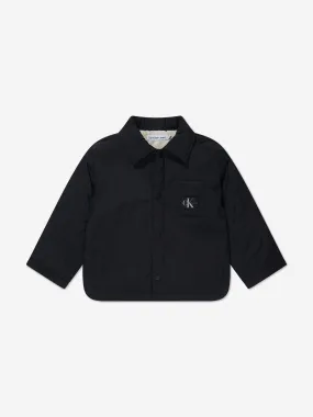 Calvin Klein Baby Padded Coach Jacket in Black