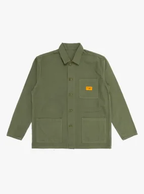 Canvas Coverall Jacket Olive