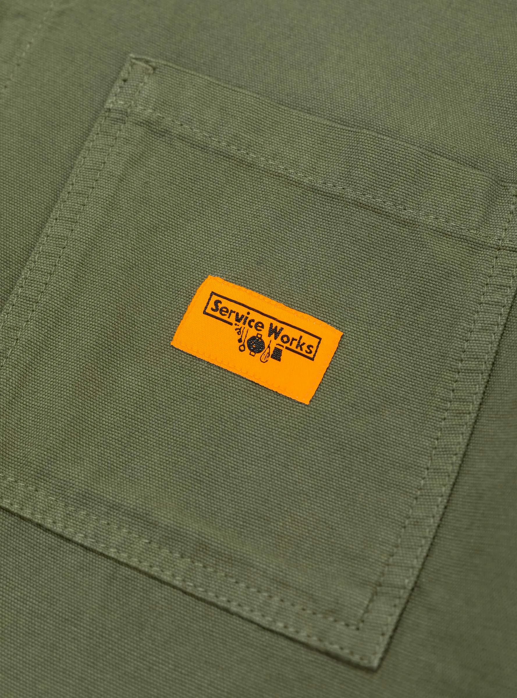 Canvas Coverall Jacket Olive