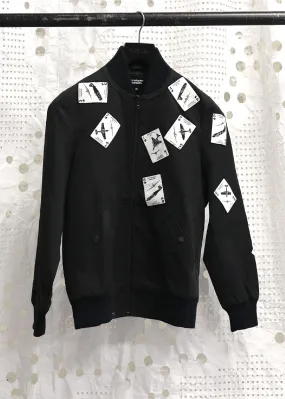 Card Bomber Jacket Black