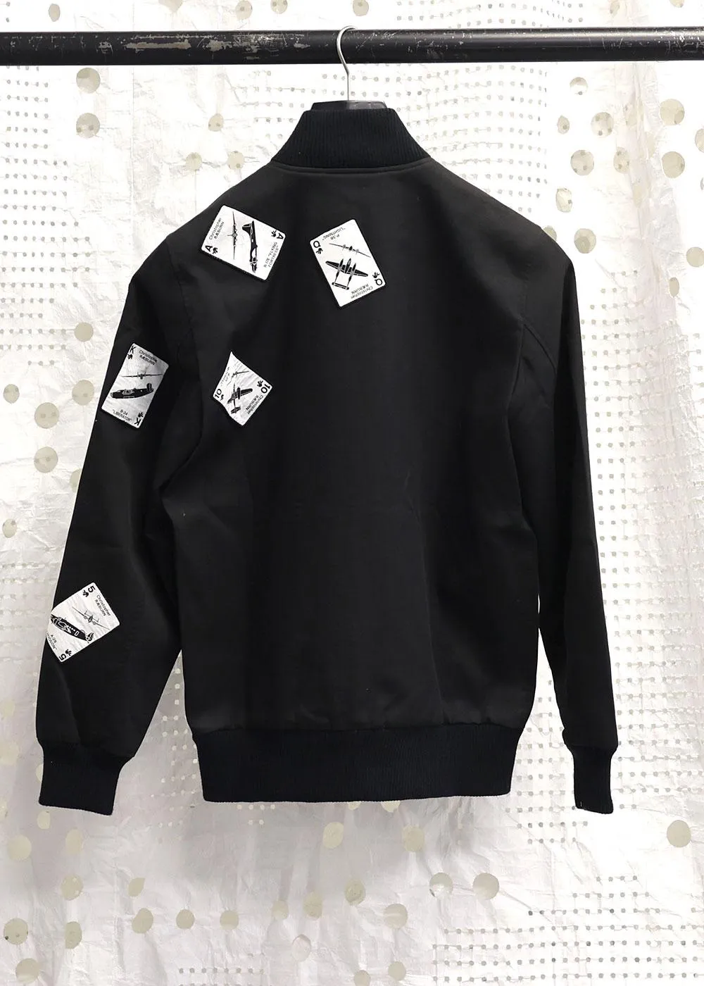 Card Bomber Jacket Black