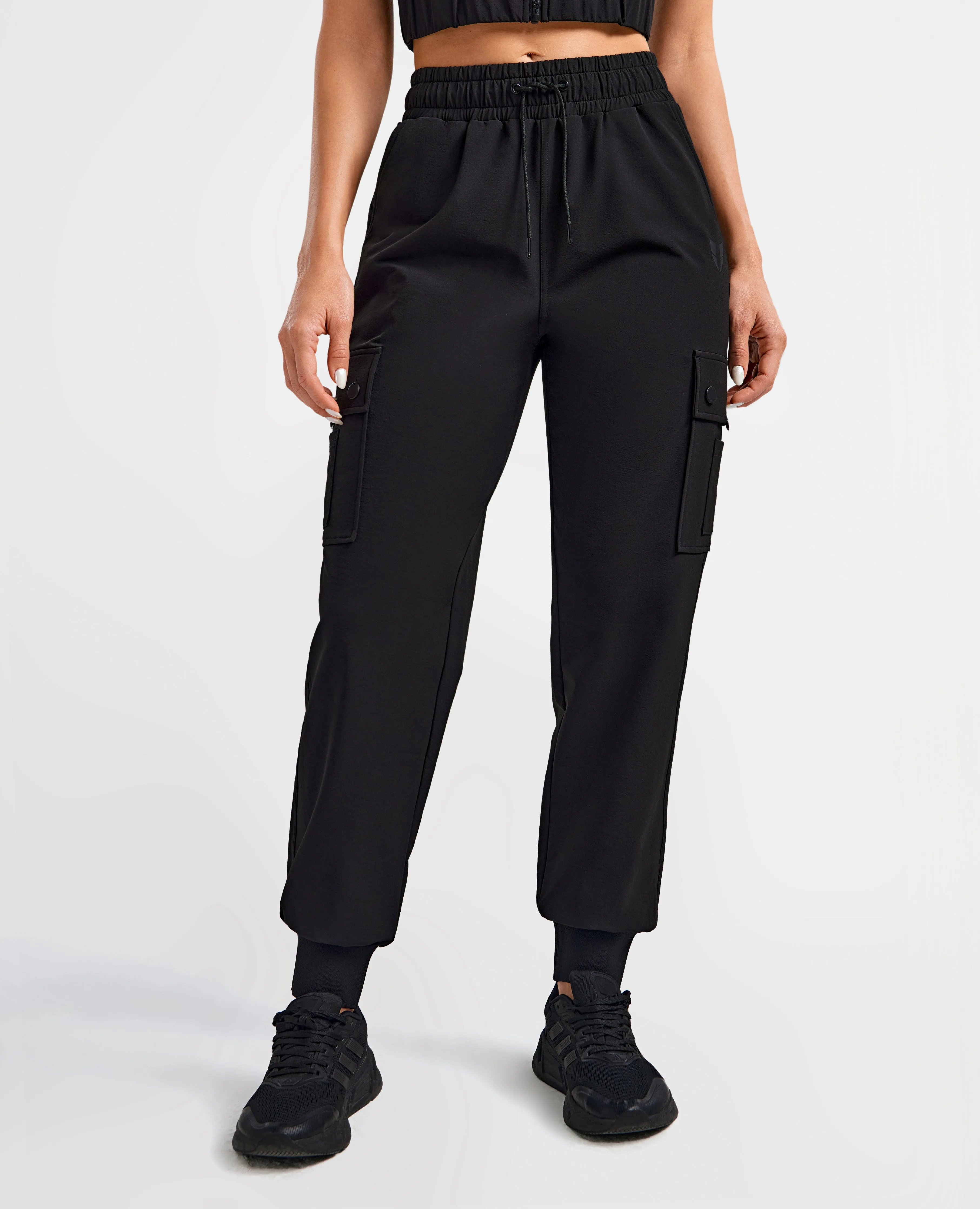 Cargo Pocket Moto leggings - Black