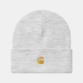 Carhartt WIP - Chase Beanie - Ash Heather / Gold