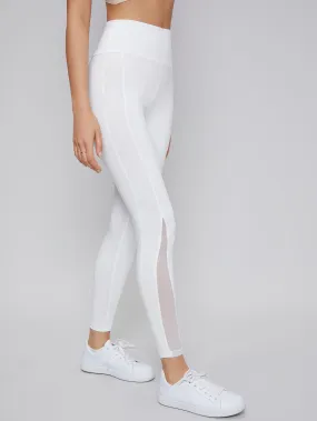 Casual Plain Sheer Cropped Women Leggings