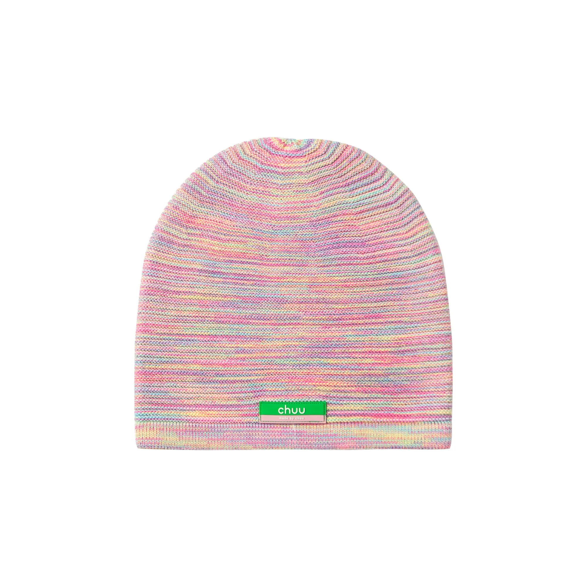 Colorful Mini Stripes Knit Beanie Hat