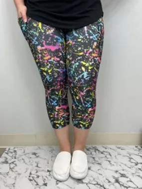 Confetti Fun Capri Leggings w/Pockets - #4052-4054