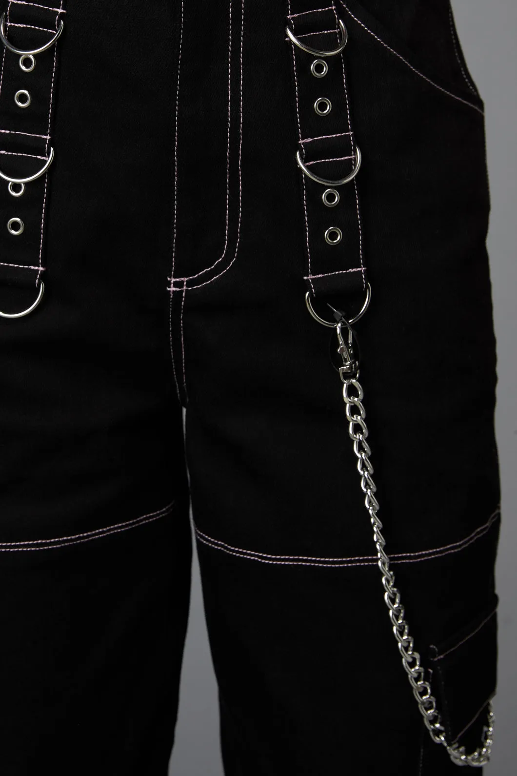 Contrast Stitch Cargo Pant