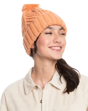 Cosy Sundown Beanie in Dusty Coral