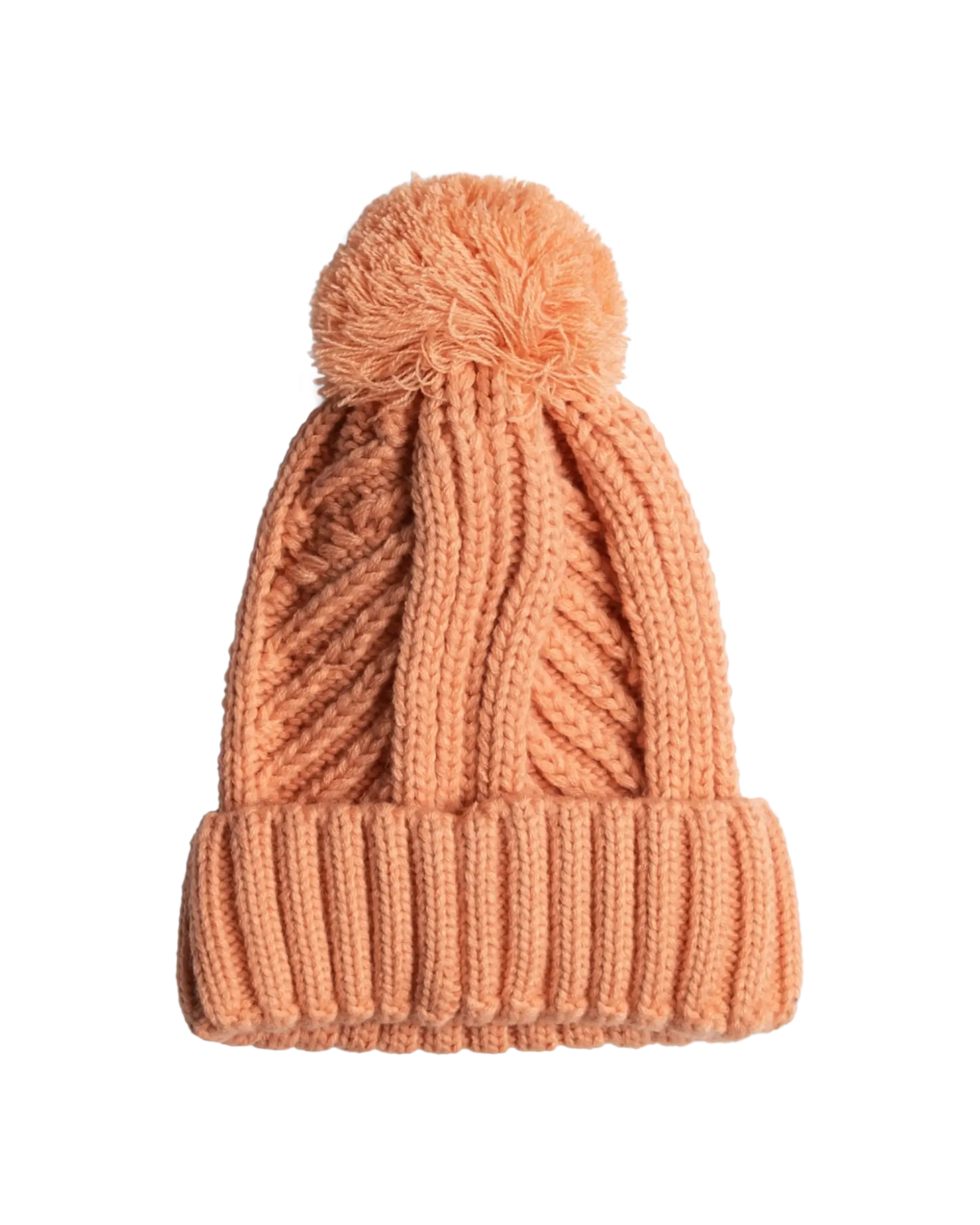 Cosy Sundown Beanie in Dusty Coral