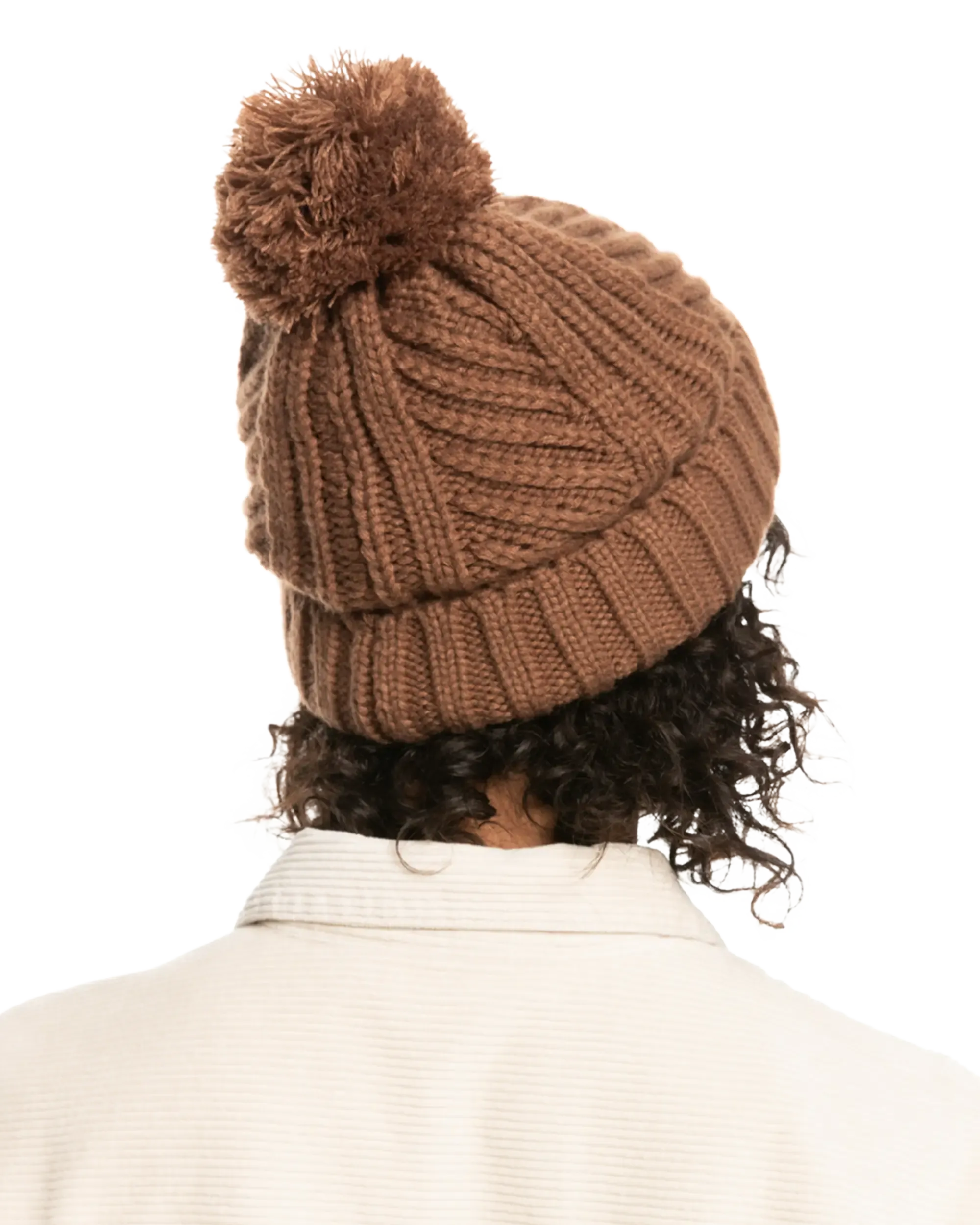 Cosy Sundown Beanie in Dusty Coral