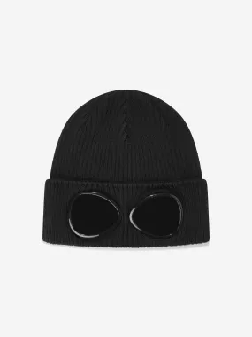 C.P. Company Boys Goggle Beanie Hat in Black