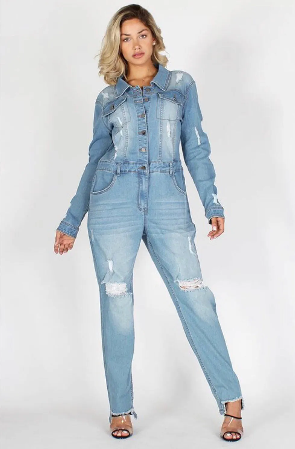 Denim Days Boiler Suit (Rompers/Jumpsuit)