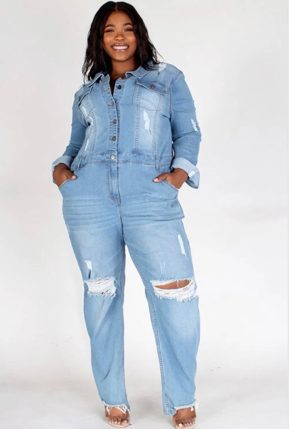 Denim Days Boiler Suit (Rompers/Jumpsuit)