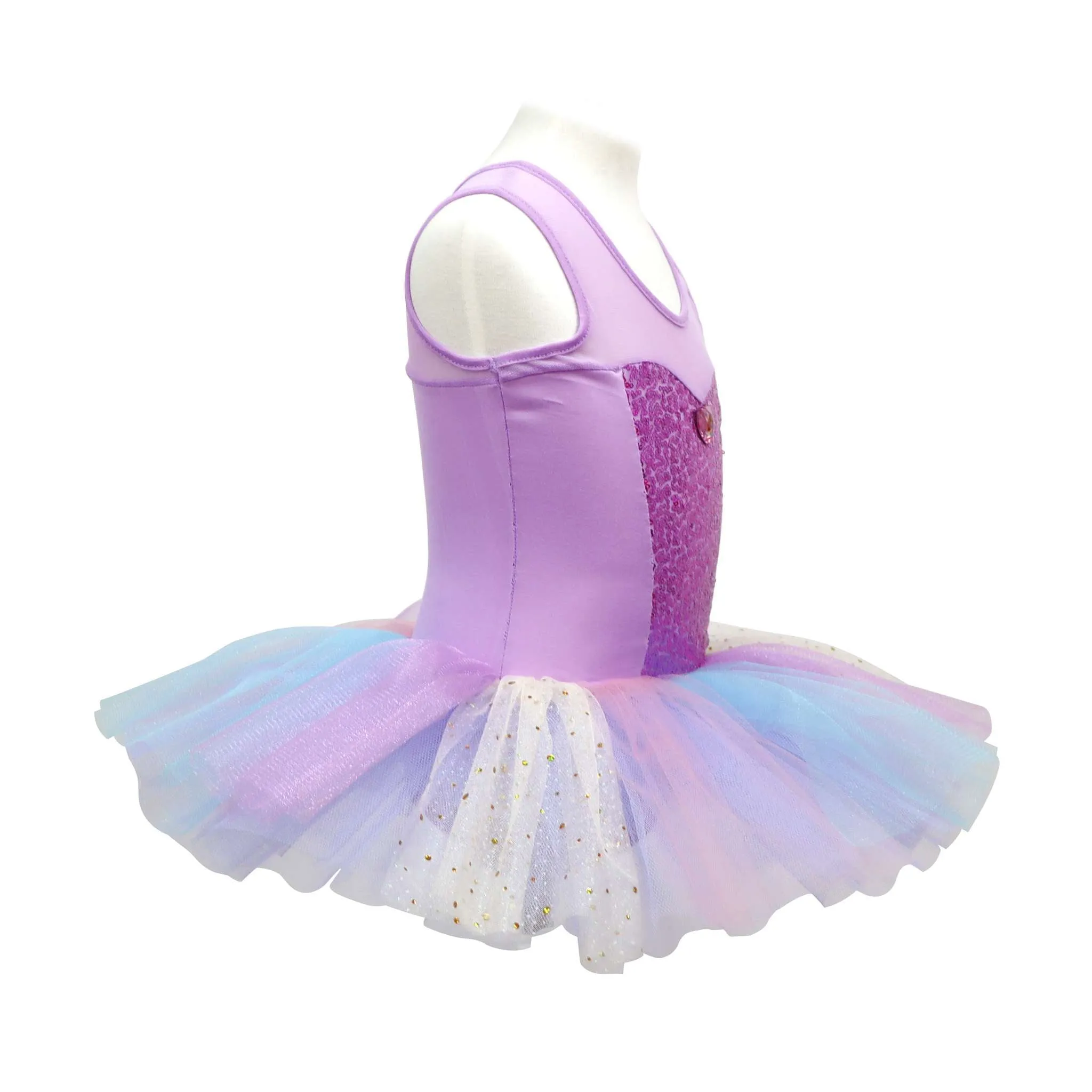 Disney The Little Mermaid Sparkle Tiered Tutu Dress