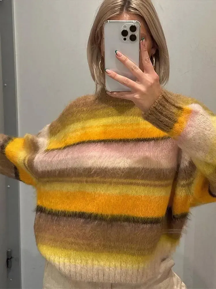 Dorit - Striped knit jumper