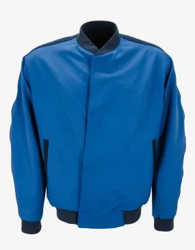 Electric Blue Bomber Jacket -