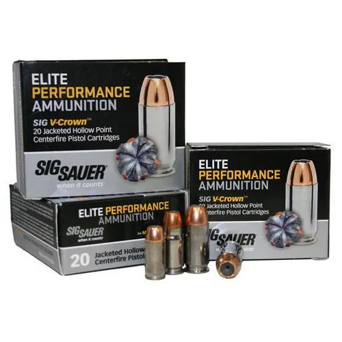 Elite V-Crown Ammunition - 38 Special  P, 125 Grains, Jacketed Hollow Point, Per 20