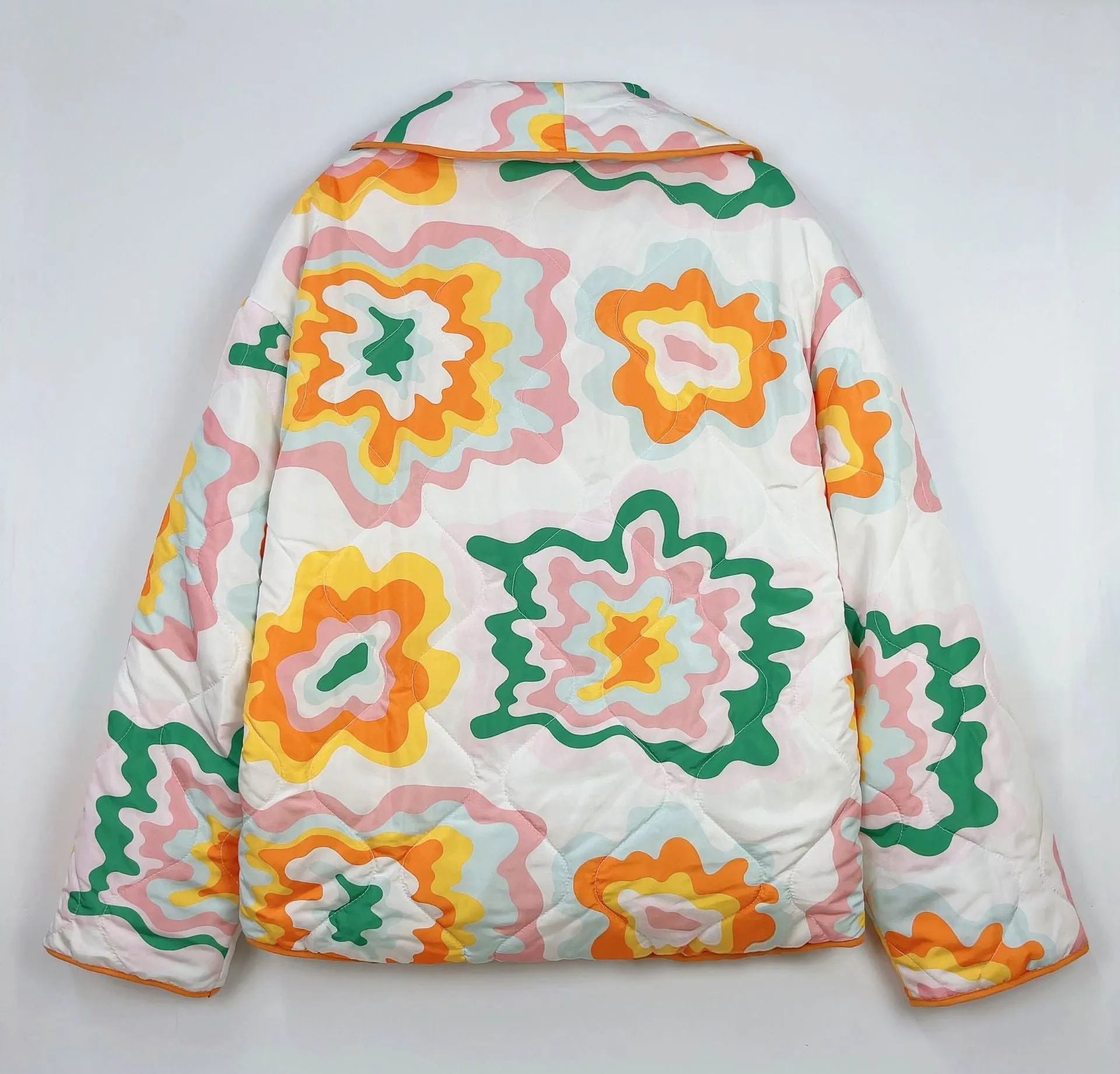 Elma Printed Quilted Jacket