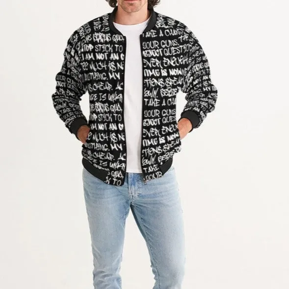 Empowering Graffiti Men's Bomber Jacket