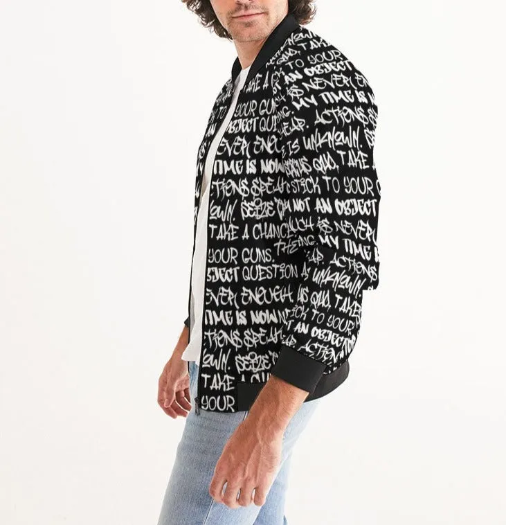 Empowering Graffiti Men's Bomber Jacket