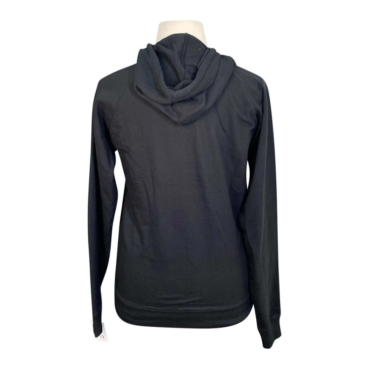 Equine & Design 'Jumper' Hoodie in Black - Women's XL