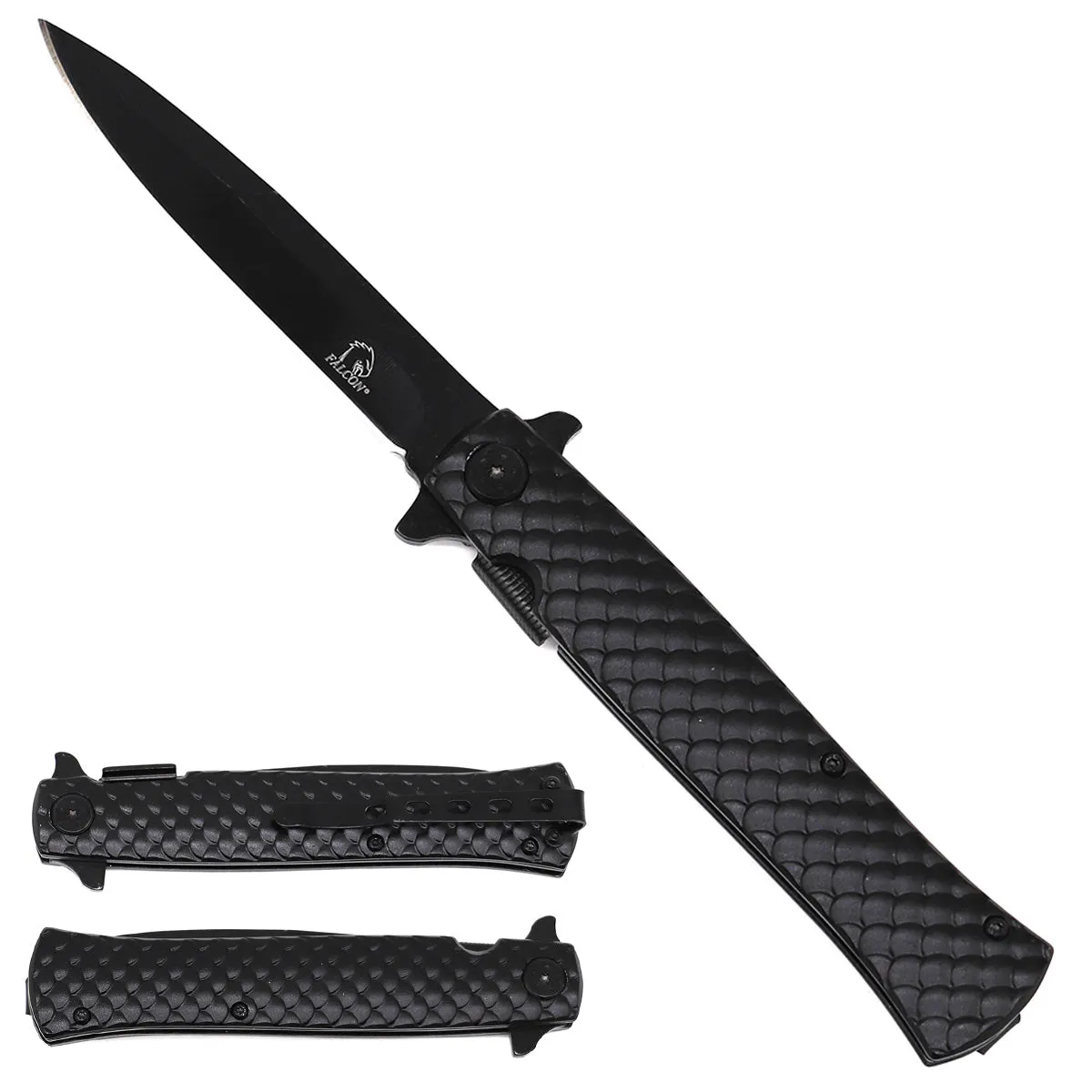 Falcon 9" Overall Semi Automatic Folding Knife