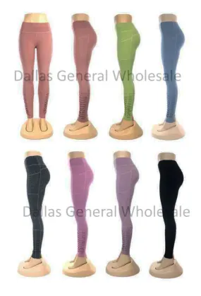 Fashion Active Leggings w/ Pockets Wholesale