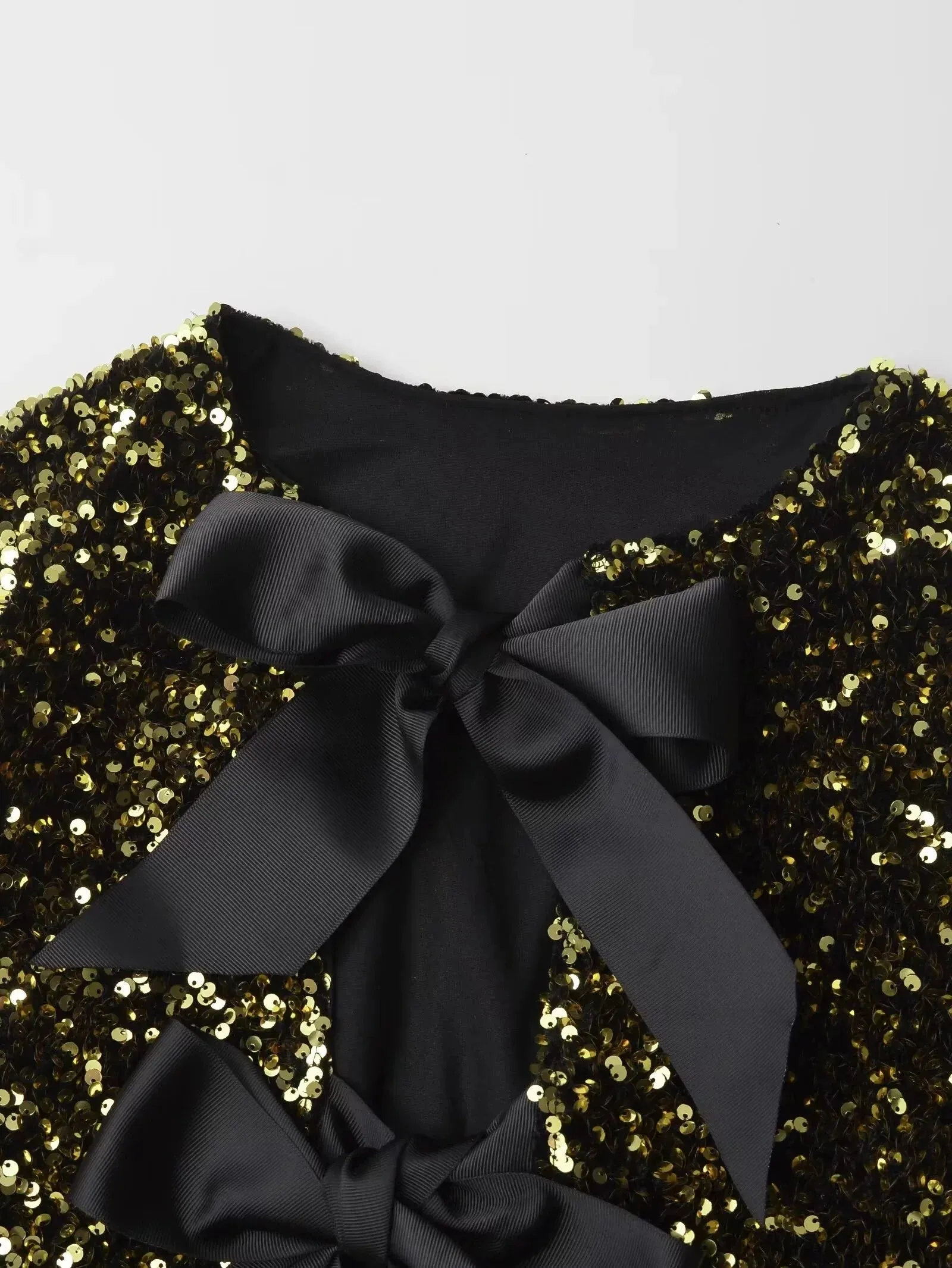 Fashionkova Wendy Sequin Bow Jacket