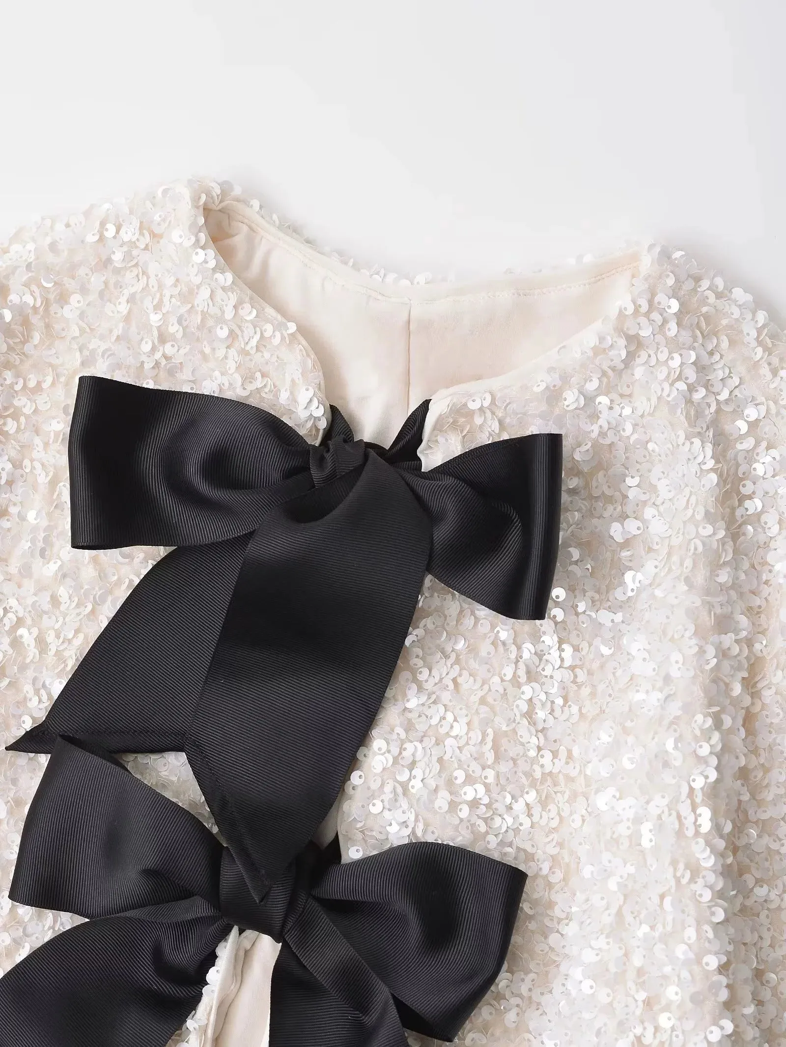 Fashionkova Wendy Sequin Bow Jacket