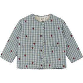 Flöss Polly Jacket Berry/Blue Gingham