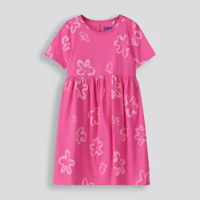 Girls Babydoll Dress _ 153253 _ Pink