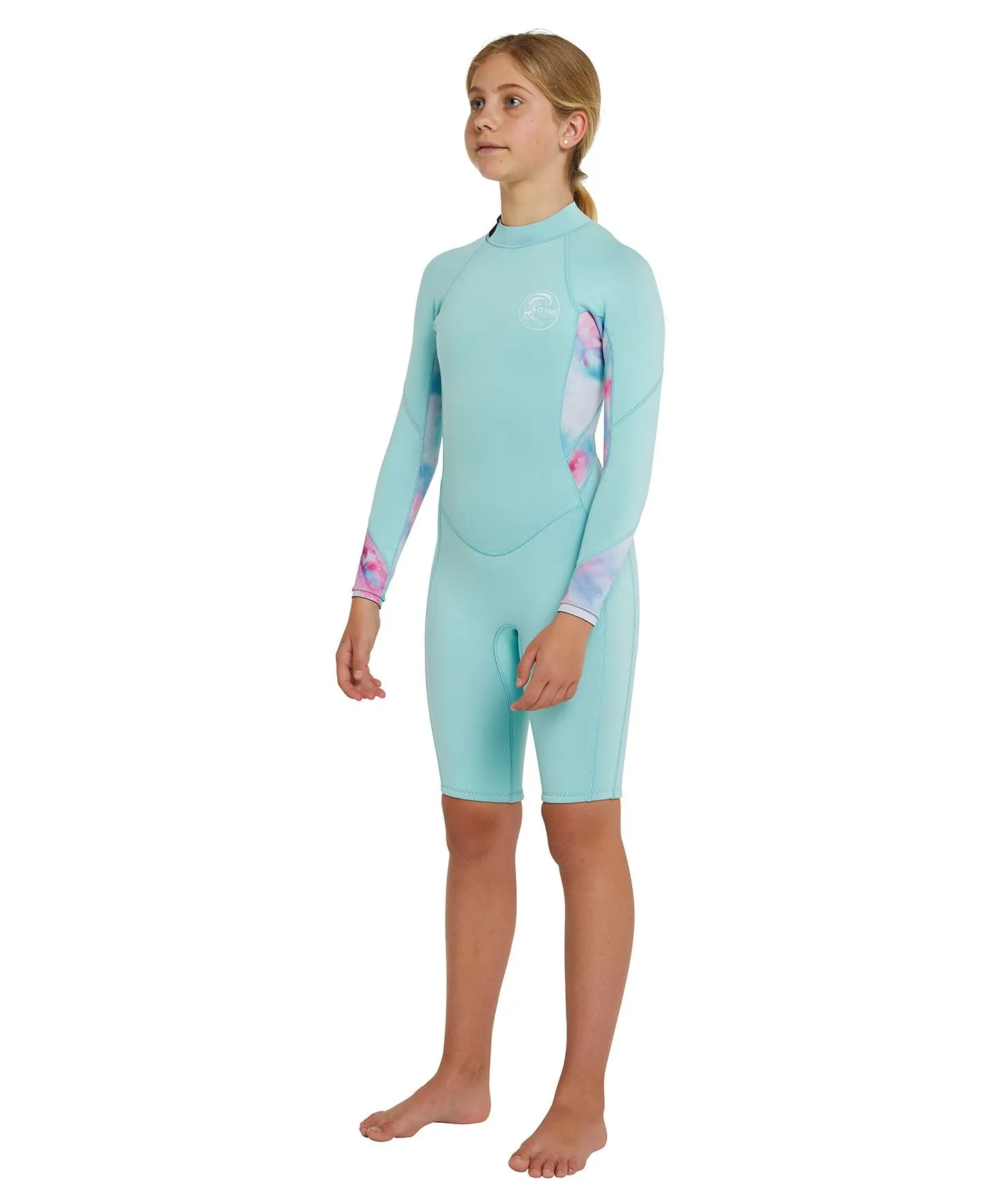 Girl's Bahia 2mm LS Long Spring Suit Wetsuit - Wavedye