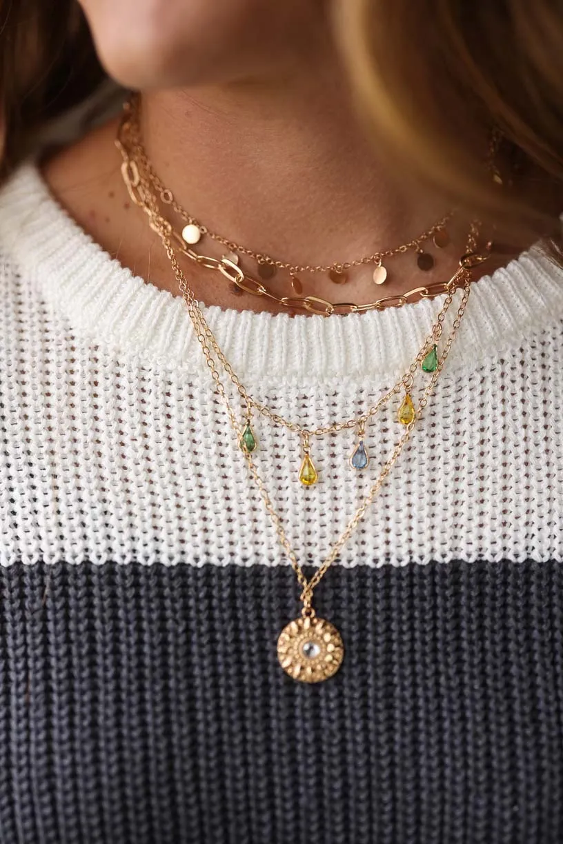 Gold Multi Layer Necklace