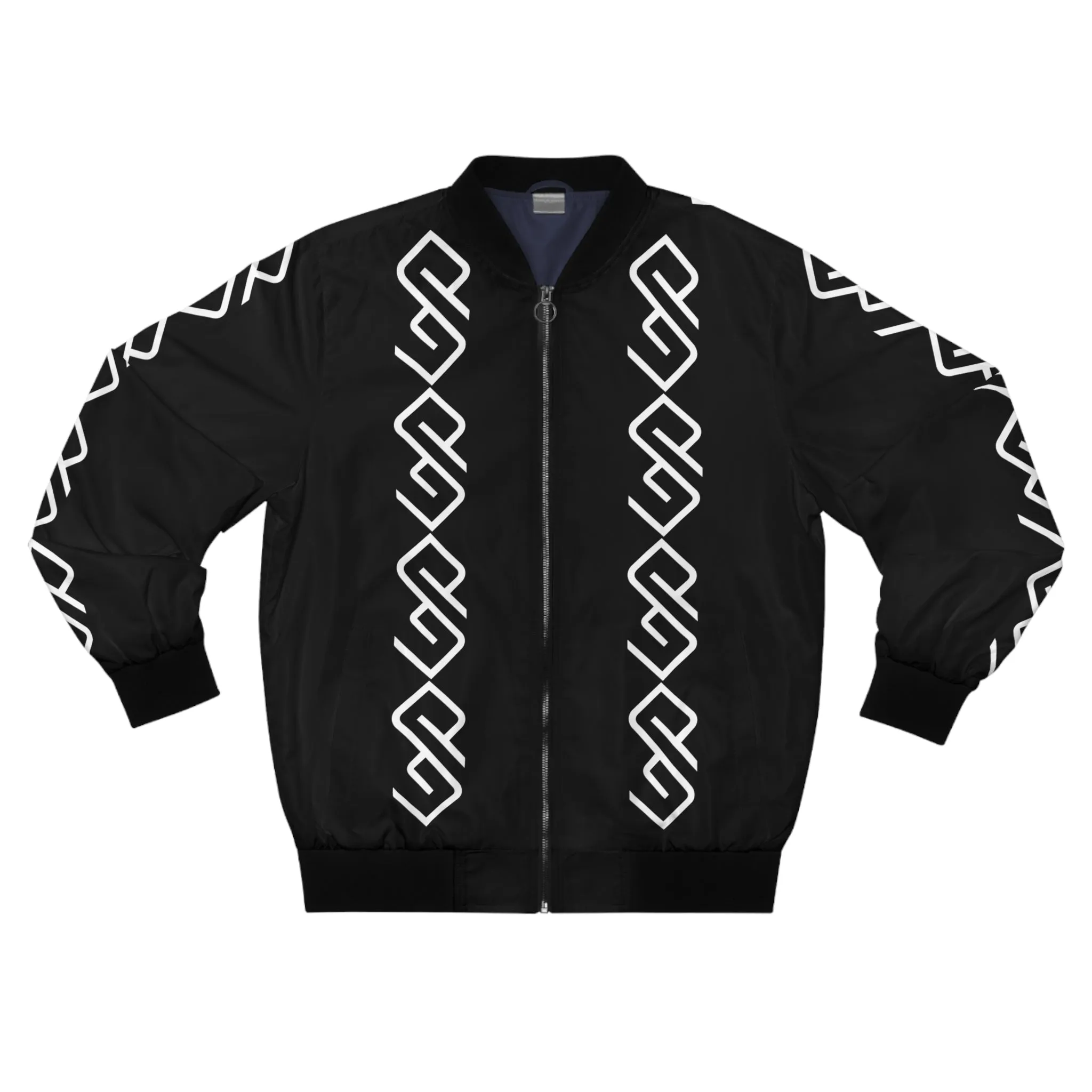 GYMPOLO Men's Bomber Jacket - Black